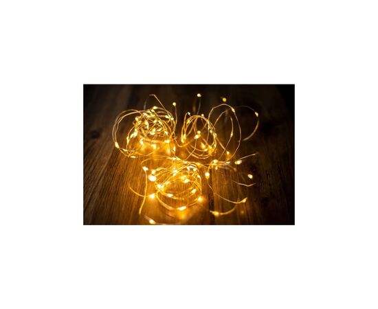 Гирлянда BPNY влагозащищенная с адаптером Hot-white 100 LED, 11М, 220V, 6W (102961), изображение 2 Гирлянда BPNY влагозащищенная с адаптером Hot-white 100 LED, 11М, 220V, 6W (102961), изображение 2