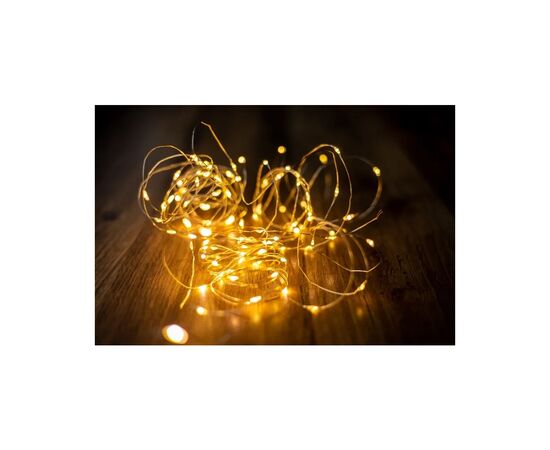 Гирлянда BPNY влагозащищенная с адаптером Hot-white 100 LED, 11М, 220V, 6W (102961), изображение 3 Гирлянда BPNY влагозащищенная с адаптером Hot-white 100 LED, 11М, 220V, 6W (102961), изображение 3