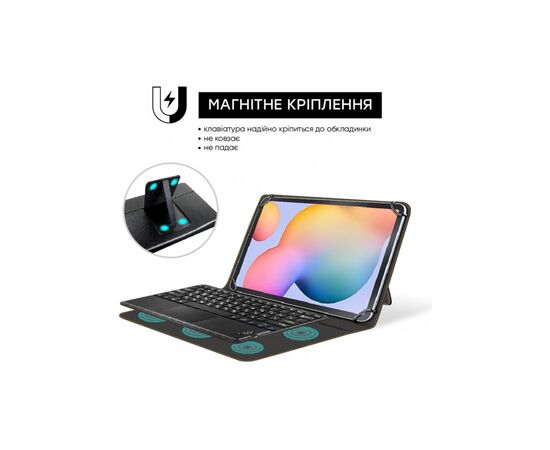 Чехол для планшета AirOn Premium Universal 10-11" BT Keyboard Touchpad (4822352781061), изображение 6 Чехол для планшета AirOn Premium Universal 10-11" BT Keyboard Touchpad (4822352781061), изображение 6