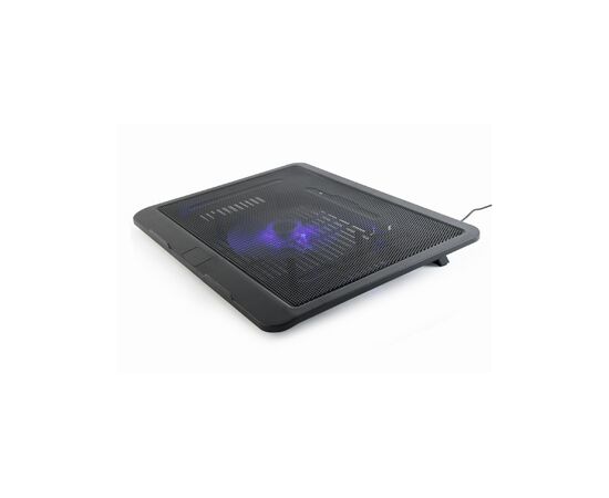 Подставка для ноутбука Gembird до 15", 1x120 mm fan, black (NBS-1F15-04)
