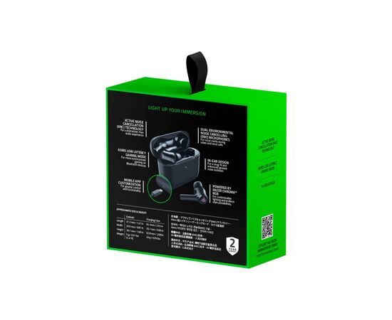 Наушники Razer Hammerhead True Wireless 2021 Black (RZ12-03820100-R3G1), изображение 10 Наушники Razer Hammerhead True Wireless 2021 Black (RZ12-03820100-R3G1), изображение 10