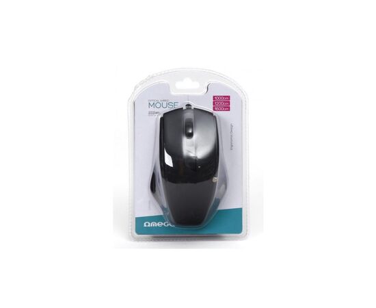 Мышка Omega OM-08 USB Black (OM08B), изображение 4 Мышка Omega OM-08 USB Black (OM08B), изображение 4