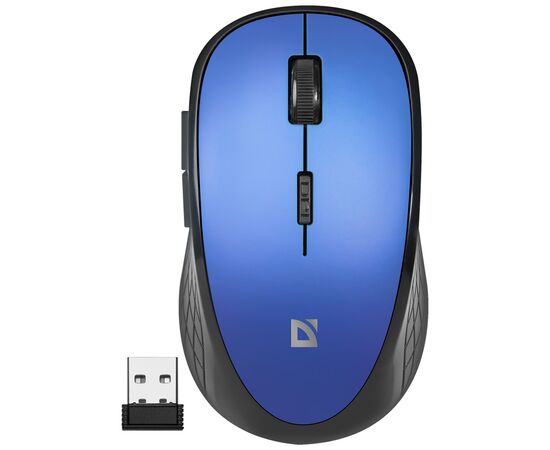 Мышка Defender Aero MM-755 Wireless Blue-Black (52755)