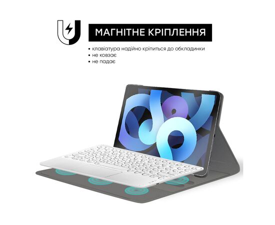 Клавіатура AirOn Easy Tap 2 з тачпадом та LED для Smart TV та планшета (4822352781089), зображення 6 Клавіатура AirOn Easy Tap 2 з тачпадом та LED для Smart TV та планшета (4822352781089), зображення 6