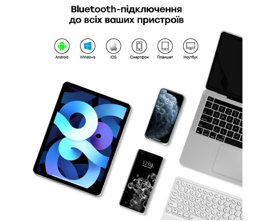 Клавіатура AirOn Easy Tap 2 з тачпадом та LED для Smart TV та планшета (4822352781089), зображення 7 Клавіатура AirOn Easy Tap 2 з тачпадом та LED для Smart TV та планшета (4822352781089), зображення 7