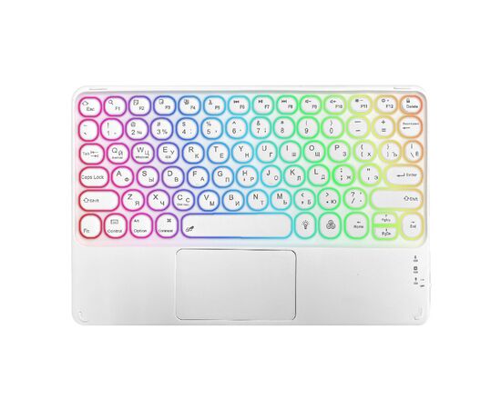 Клавиатура AirOn Easy Tap 2 з тачпадом та LED для Smart TV та планшета (4822352781089)