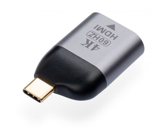 Переходник Type-C Male to HDMI 2.0 4K60Hz compact Vinga (VCPATCHDMI2C), изображение 2 Переходник Type-C Male to HDMI 2.0 4K60Hz compact Vinga (VCPATCHDMI2C), изображение 2