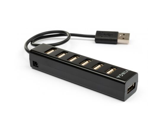 Концентратор Vinga USB2.0 to 7*USB2.0 HUB (VHA2A7), изображение 3 Концентратор Vinga USB2.0 to 7*USB2.0 HUB (VHA2A7), изображение 3