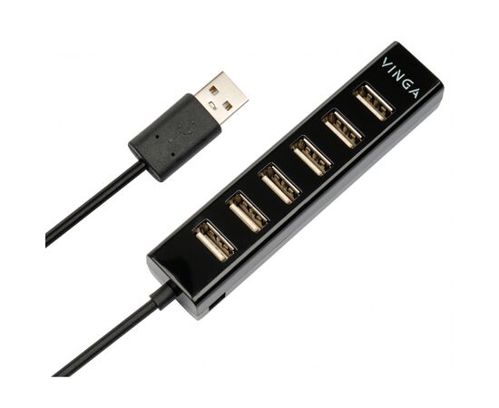Концентратор Vinga USB2.0 to 7*USB2.0 HUB (VHA2A7)