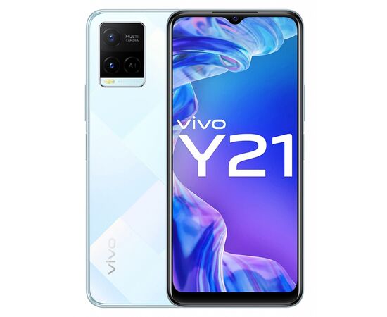 Мобильный телефон Vivo Y21 4/64GB Diamond Glow, изображение 7