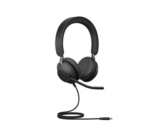 Наушники Jabra Evolve2 40 USB-C MS Stereo (24089-999-899), изображение 3 Наушники Jabra Evolve2 40 USB-C MS Stereo (24089-999-899), изображение 3