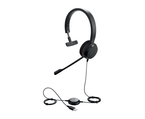 Наушники Jabra Evolve 20 UC Mono USB (4993-829-209), изображение 2 Наушники Jabra Evolve 20 UC Mono USB (4993-829-209), изображение 2