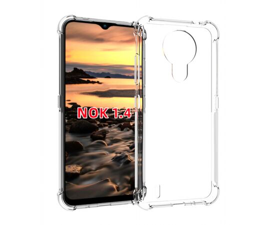 Чохол до моб. телефона BeCover Anti-Shock Nokia 1.4 Clear (706965)