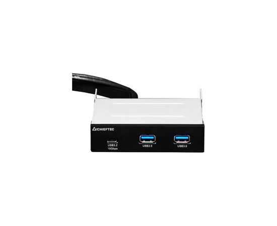 Концентратор Chieftec 3.5" 2xUSB 3.1 Gen.1 / 1xUSB 3.1 Gen.2 Type-C (MUB-3003C), изображение 2 Концентратор Chieftec 3.5" 2xUSB 3.1 Gen.1 / 1xUSB 3.1 Gen.2 Type-C (MUB-3003C), изображение 2