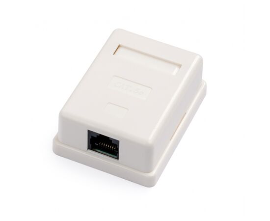 Комп'ютерна розетка RJ45x1 UTP cat.5e 8P8C Vinga (VCPRJ45O1NE)