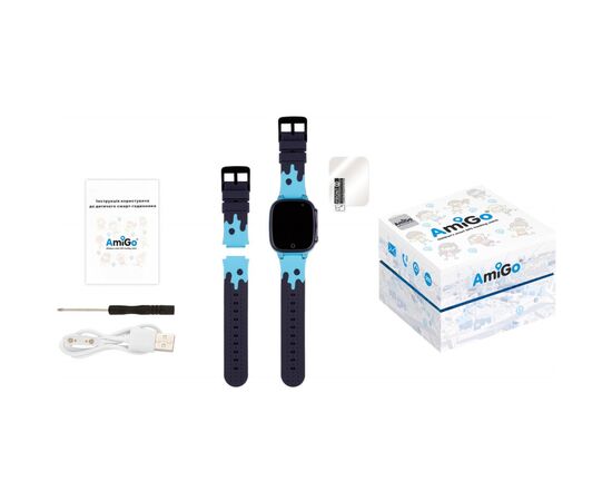 Смарт-часы Amigo GO008 MILKY GPS WIFI Blue (873292), изображение 8 Смарт-часы Amigo GO008 MILKY GPS WIFI Blue (873292), изображение 8