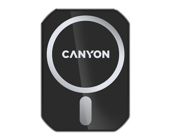 Универсальный автодержатель Canyon Magnetic car holder and wireless charger, C-15-01, 15W (CNE-CCA15B01), изображение 2 Универсальный автодержатель Canyon Magnetic car holder and wireless charger, C-15-01, 15W (CNE-CCA15B01), изображение 2