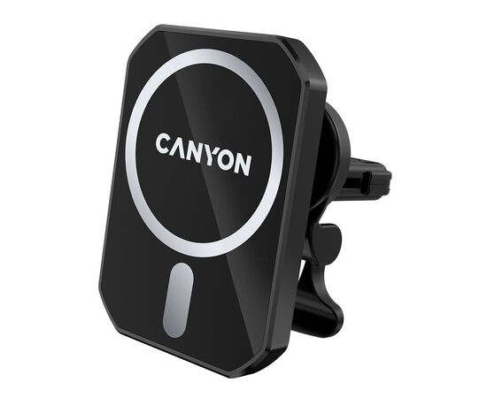 Універсальний автотримач Canyon Magnetic car holder and wireless charger, C-15-01, 15W (CNE-CCA15B01)