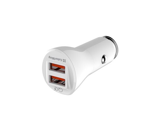 Зарядное устройство ColorWay 2USB Quick Charge 3.0 (36W (CW-CHA011Q-WT), изображение 4 Зарядное устройство ColorWay 2USB Quick Charge 3.0 (36W (CW-CHA011Q-WT), изображение 4