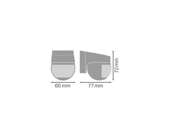Датчик движения LEDVANCE WALL 110DEG IP44 DG (4058075244757), изображение 3 Датчик движения LEDVANCE WALL 110DEG IP44 DG (4058075244757), изображение 3