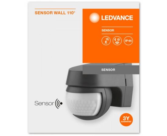 Датчик движения LEDVANCE WALL 110DEG IP44 DG (4058075244757), изображение 4 Датчик движения LEDVANCE WALL 110DEG IP44 DG (4058075244757), изображение 4