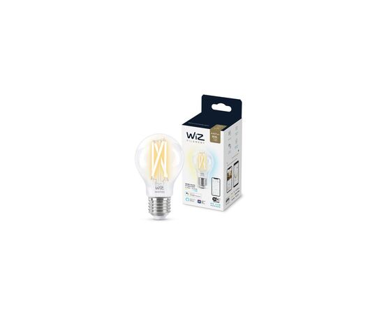 Розумна лампочка WiZ E27 7W(60W 806Lm) A60 2700-6500 філаментна Wi-Fi (929003017201)