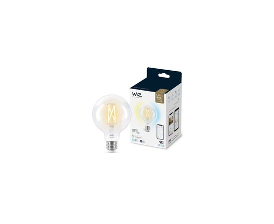 Умная лампочка WiZ E27 7W(60W 806Lm) G95 2700-6500 филаментная Wi-Fi (929003018201)