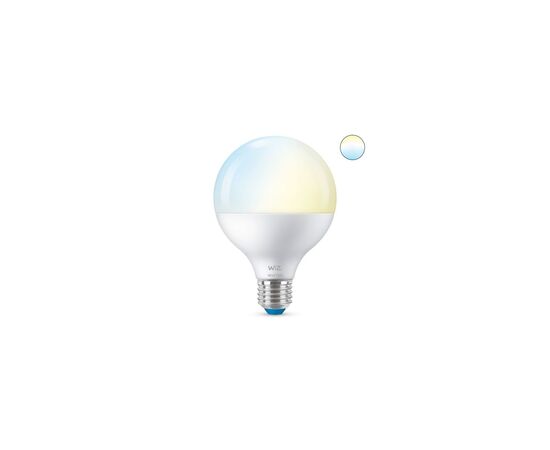 Умная лампочка WiZ E27 11W(75W 1055Lm) G95 2700-6500K Wi-Fi (929002451002), изображение 2 Умная лампочка WiZ E27 11W(75W 1055Lm) G95 2700-6500K Wi-Fi (929002451002), изображение 2