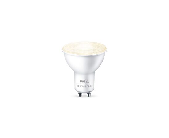 Умная лампочка WiZ GU10 4.7W(50W 400Lm) 2700K диммируемая Wi-Fi (929002448102), изображение 2 Умная лампочка WiZ GU10 4.7W(50W 400Lm) 2700K диммируемая Wi-Fi (929002448102), изображение 2