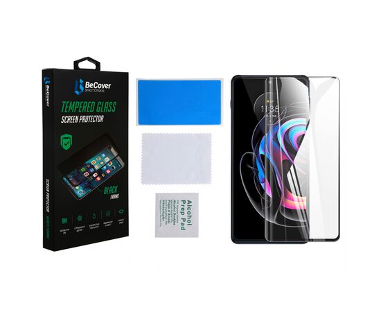 Стекло защитное BeCover Motorola Moto Edge 20 / 20 Pro Black (706897), изображение 2 Стекло защитное BeCover Motorola Moto Edge 20 / 20 Pro Black (706897), изображение 2