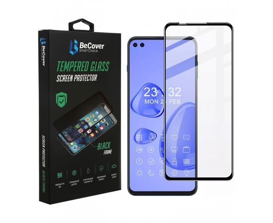 Стекло защитное BeCover Motorola Moto G100 Black (706895)