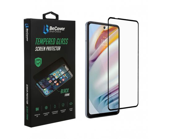 Стекло защитное BeCover Motorola Moto G60 / G60s Black (706899)