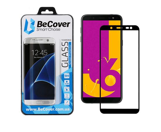 Стекло защитное BeCover Samsung Galaxy J6 2018 SM-J600 Black (702231)
