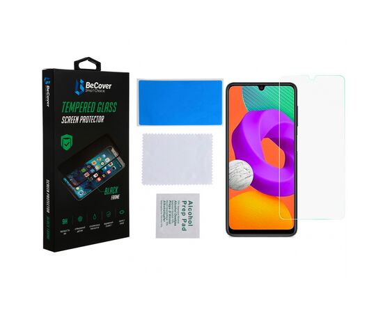 Стекло защитное BeCover Samsung Galaxy M22 SM-M225 Crystal Clear Glass (706908), изображение 3