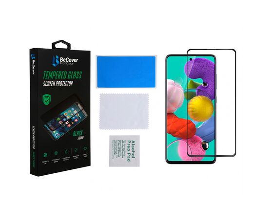 Стекло защитное BeCover Samsung Galaxy M52 SM-M526 Black (706905), изображение 3 Стекло защитное BeCover Samsung Galaxy M52 SM-M526 Black (706905), изображение 3