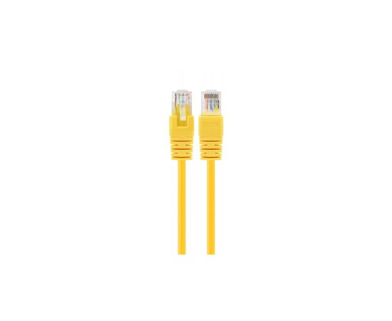 Патч-корд 0.25м UTP cat 6 CCA yellow Cablexpert (PP6U-0.25M/Y)