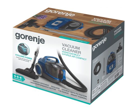 Пылесос Gorenje VCEA01GACBUCY, изображение 4 Пылесос Gorenje VCEA01GACBUCY, изображение 4