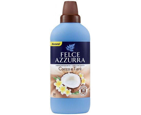 Кондиціонер для білизни Felce Azzurra Cocco e Tiare концентрований пом'якшувач 600 мл (8001280030963)