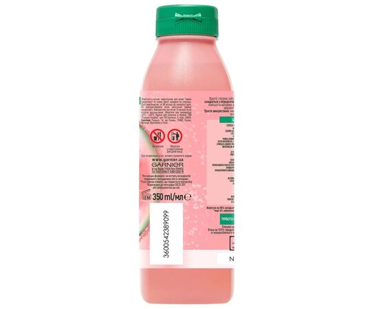 Шампунь Garnier Fructis Superfood Сочный Арбуз для тонких волос 350 мл (3600542389099), изображение 2 Шампунь Garnier Fructis Superfood Сочный Арбуз для тонких волос 350 мл (3600542389099), изображение 2