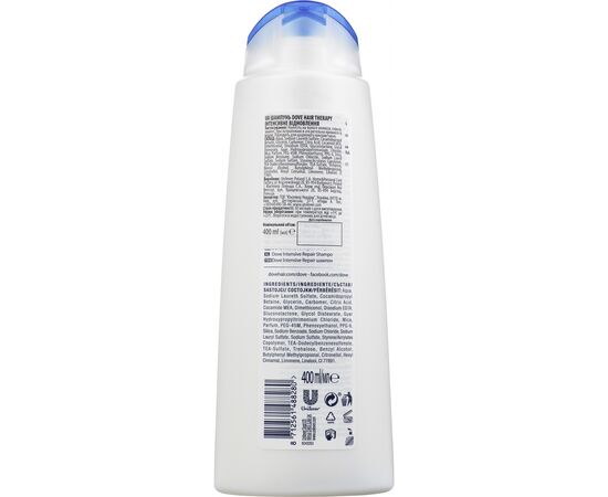 Шампунь Dove Hair Therapy Интенсивное восстановление 250 мл (8712561888349), изображение 2 Шампунь Dove Hair Therapy Интенсивное восстановление 250 мл (8712561888349), изображение 2