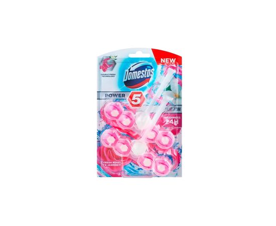 Туалетный блок Domestos Power 5 Роза и Жасмин 2 х 55 г (8717163903407)