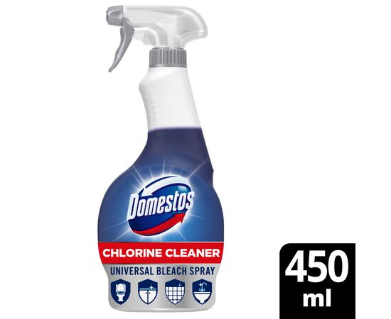 Спрей для чистки ванн Domestos универсальный 450 мл (8710447181591/8720181057823), изображение 3 Спрей для чистки ванн Domestos универсальный 450 мл (8710447181591/8720181057823), изображение 3