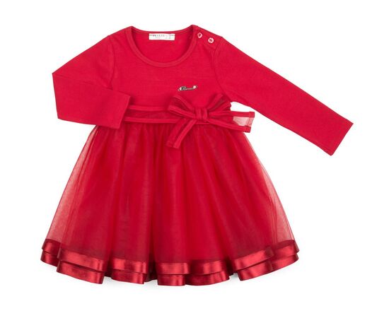 Платье Breeze с фатиновой юбкой (12302-92G-red)