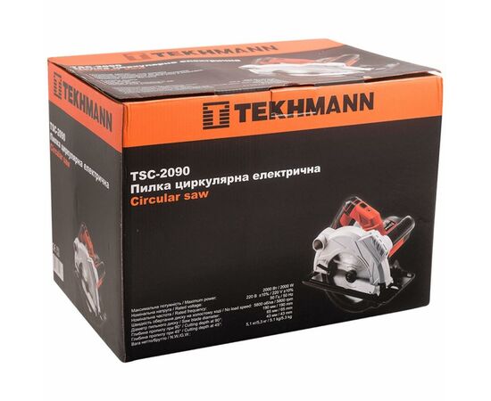 Дисковая пила Tekhmann TSC-2090 (845415), изображение 8 Дисковая пила Tekhmann TSC-2090 (845415), изображение 8