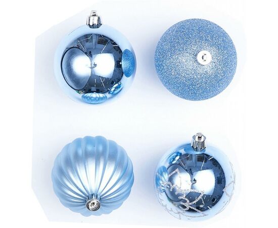 Елочная игрушка ColorWay Merry Christmas mix 16шт (8см) LIGHT BLUE_OEM (CW-MCB816LB_OEM), изображение 2 Елочная игрушка ColorWay Merry Christmas mix 16шт (8см) LIGHT BLUE_OEM (CW-MCB816LB_OEM), изображение 2