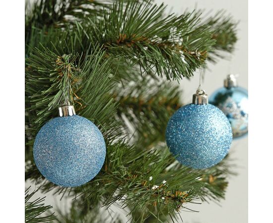 Елочная игрушка ColorWay Merry Christmas mix 16шт (8см) LIGHT BLUE_OEM (CW-MCB816LB_OEM), изображение 5 Елочная игрушка ColorWay Merry Christmas mix 16шт (8см) LIGHT BLUE_OEM (CW-MCB816LB_OEM), изображение 5