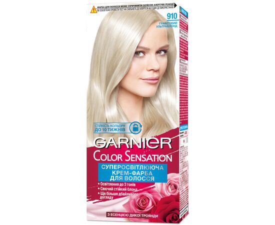 Фарба для волосся Garnier Color Sensation 910 Графітовий-ультраблонд 110 мл (3600541929845)
