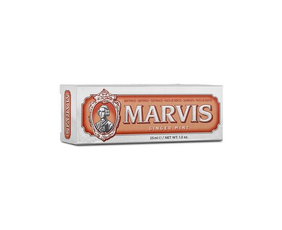 Зубная паста Marvis Имбирь и мята 25 мл (8004395110285), изображение 2 Зубная паста Marvis Имбирь и мята 25 мл (8004395110285), изображение 2