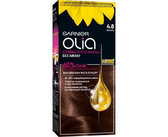 Фарба для волосся Garnier Olia 4.8 Мокко 112 мл (3600542406697)