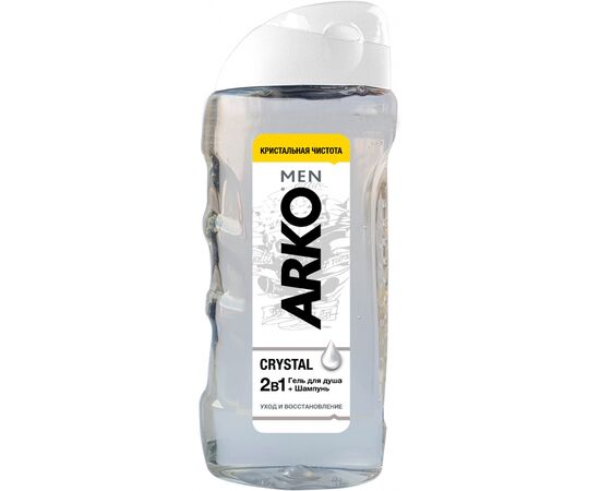Гель для душа ARKO Men 2 in 1 Crystal 260 мл (8690506490874)